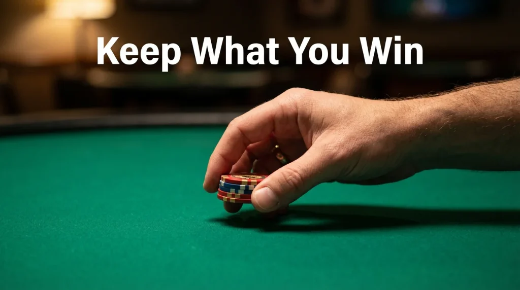 No wagering casino bonuses UK — keep what you win